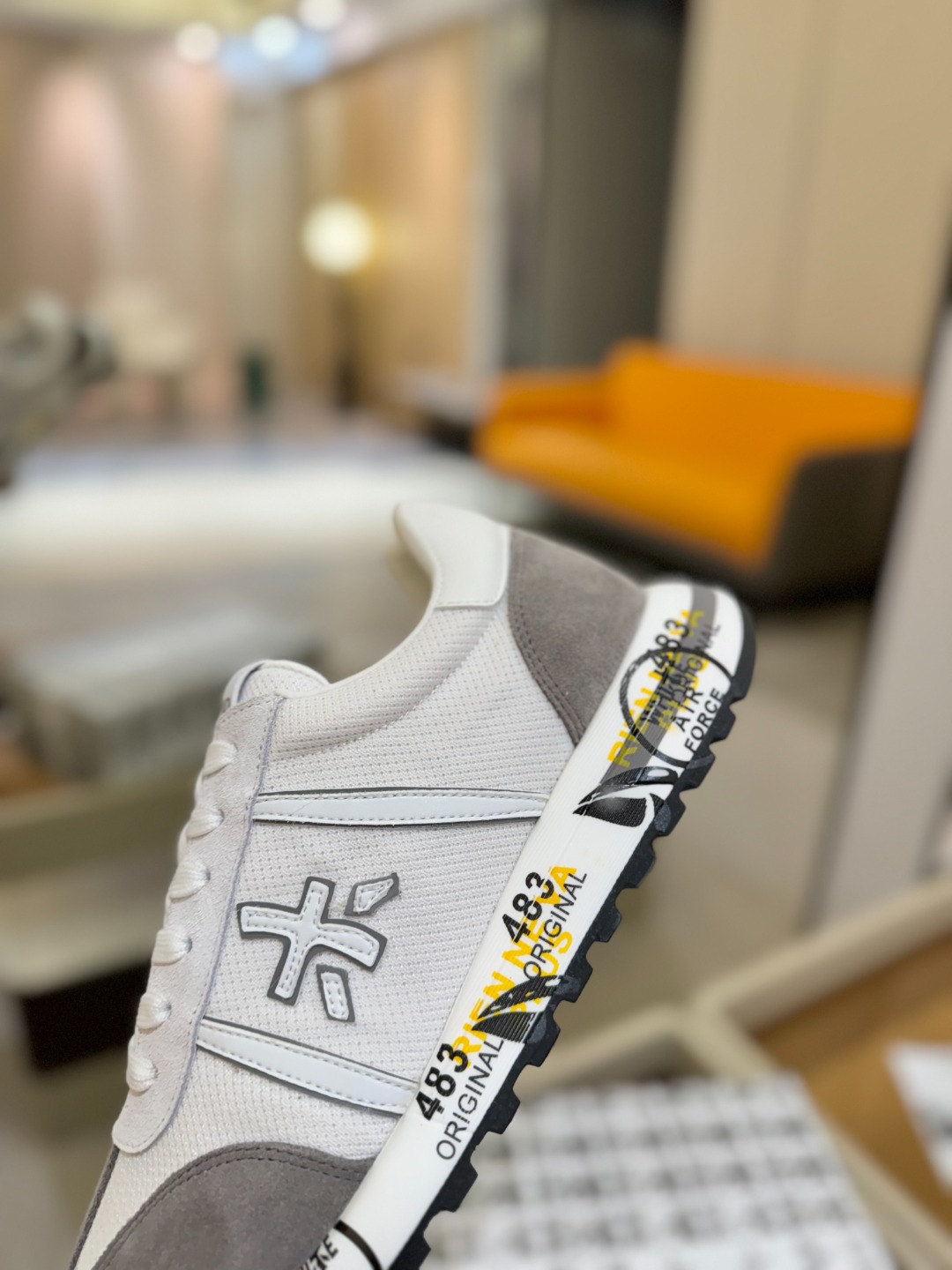 普瑞米亚达 Premiata Lander Trainers 兰诺系列米字低帮复古百搭 休闲训练运动鞋p