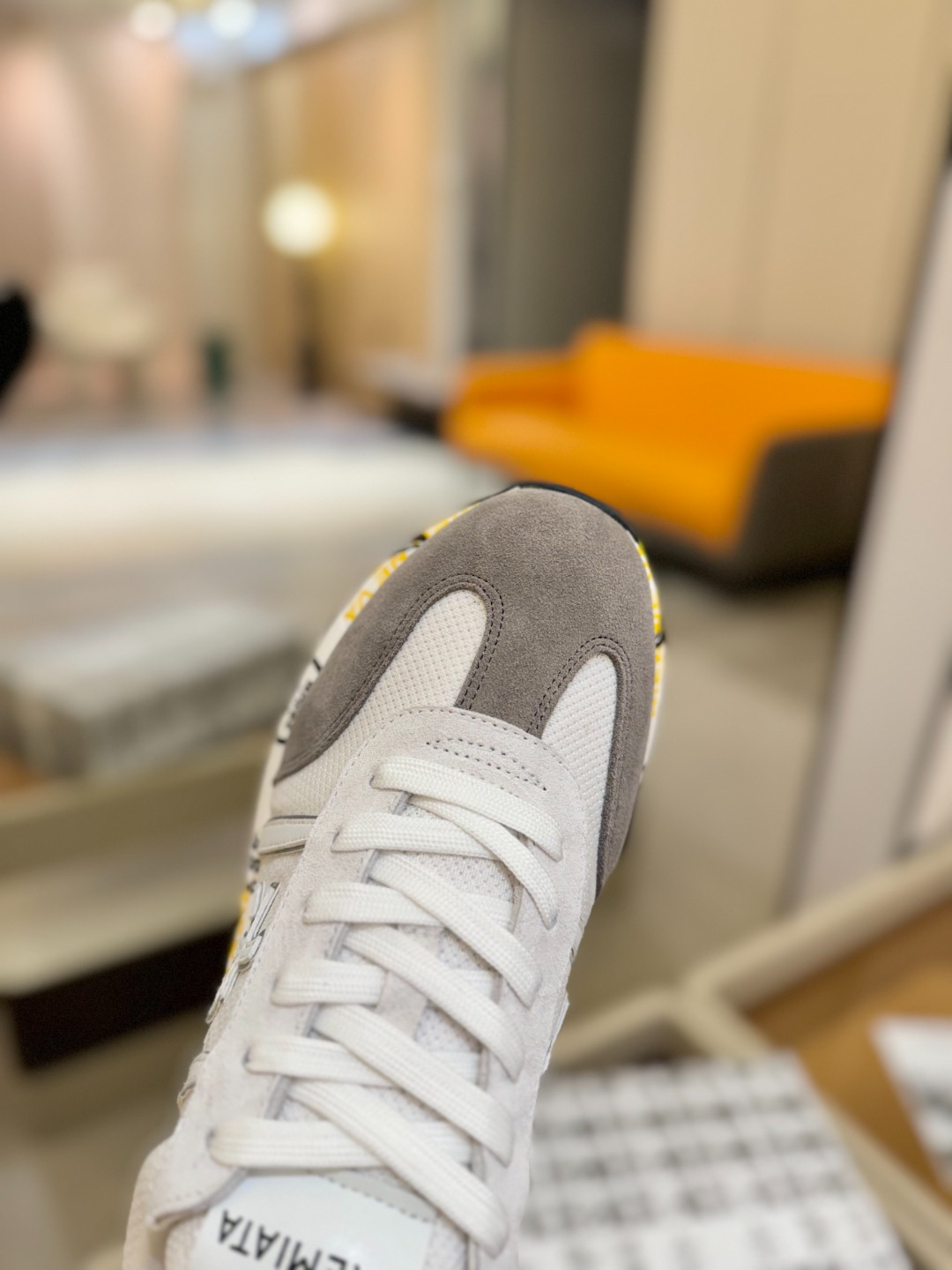 普瑞米亚达 Premiata Lander Trainers 兰诺系列米字低帮复古百搭 休闲训练运动鞋p