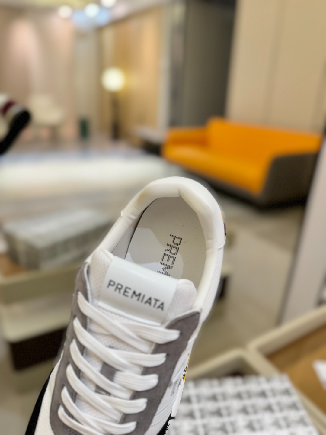 普瑞米亚达 Premiata Lander Trainers 兰诺系列米字低帮复古百搭 休闲训练运动鞋p