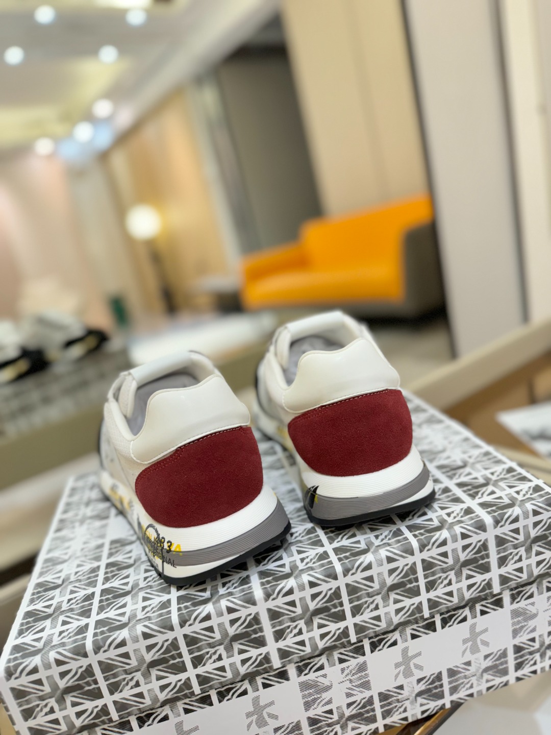 普瑞米亚达 Premiata Lander Trainers 兰诺系列米字低帮复古百搭 休闲训练运动鞋p