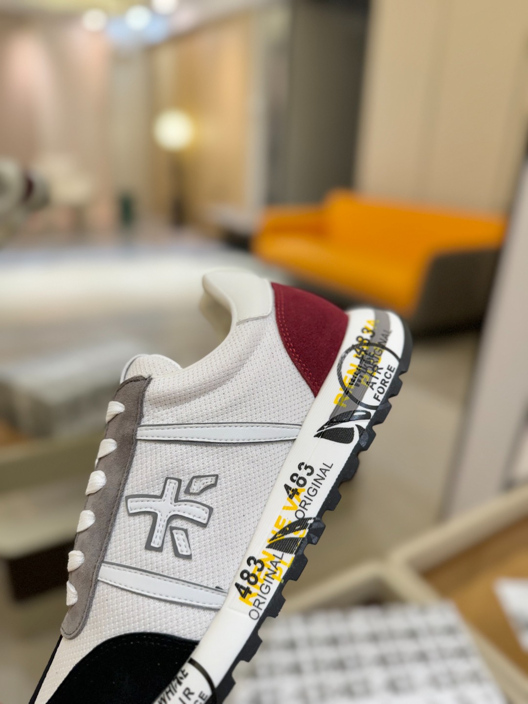 普瑞米亚达 Premiata Lander Trainers 兰诺系列米字低帮复古百搭 休闲训练运动鞋p