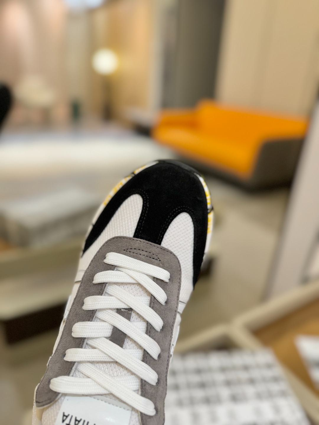 普瑞米亚达 Premiata Lander Trainers 兰诺系列米字低帮复古百搭 休闲训练运动鞋p