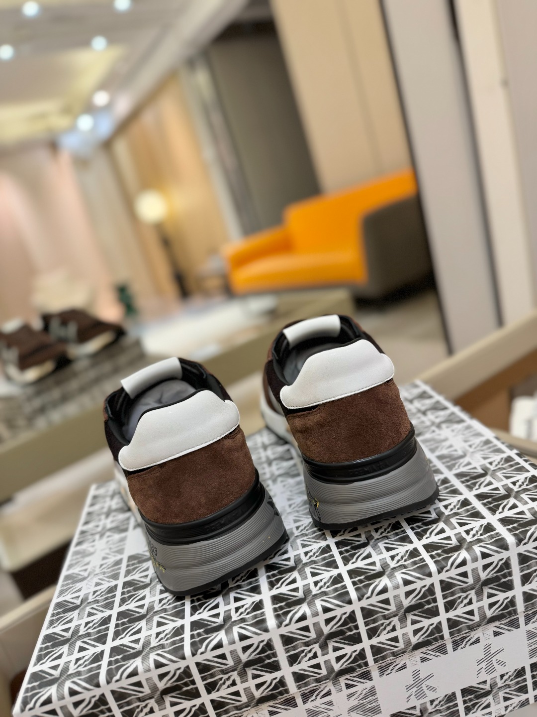 普瑞米亚达 Premiata Lander Trainers 兰诺系列米字低帮复古百搭 休闲训练运动鞋p