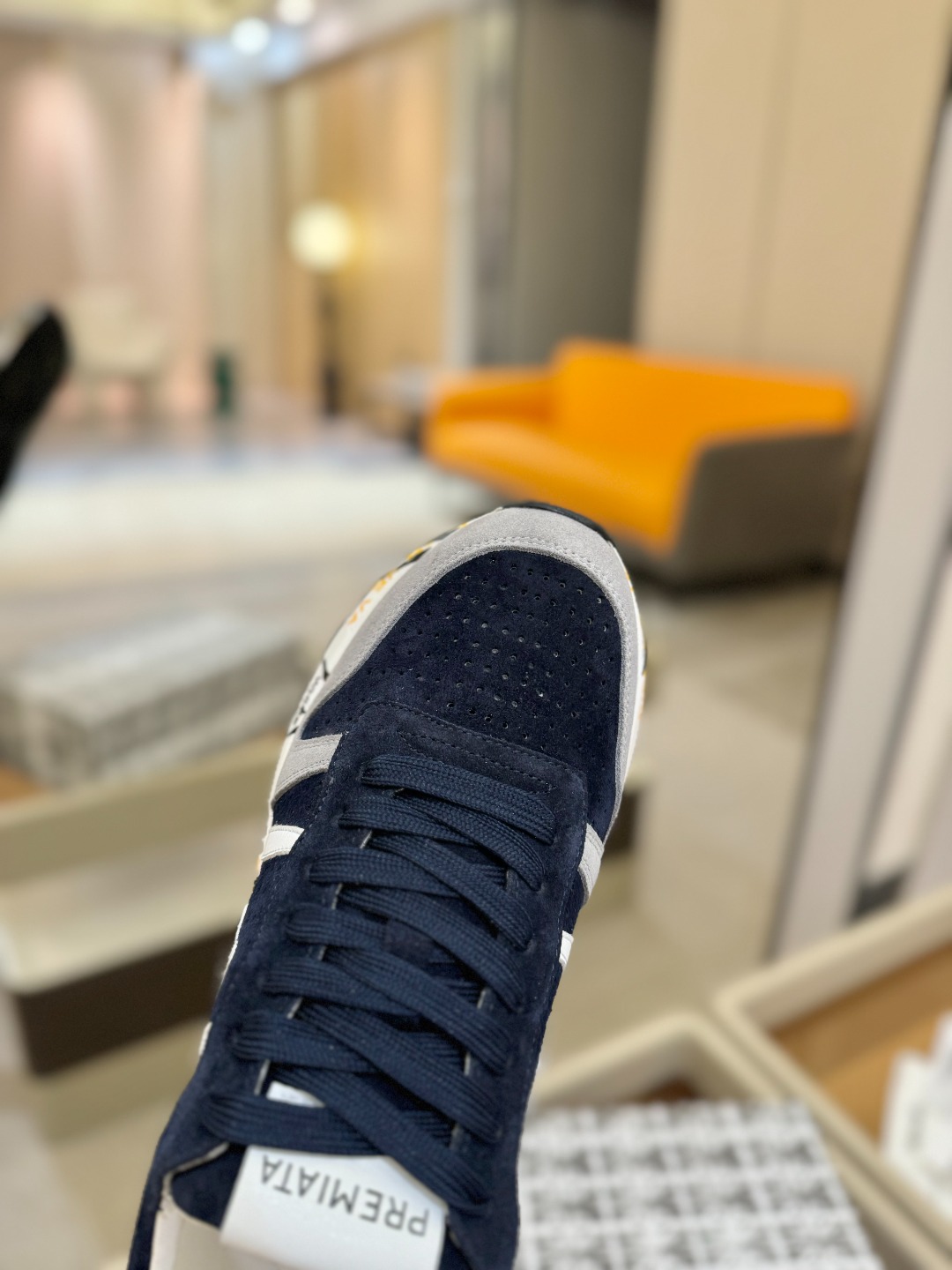 普瑞米亚达 Premiata Lander Trainers 兰诺系列米字低帮复古百搭 休闲训练运动鞋p