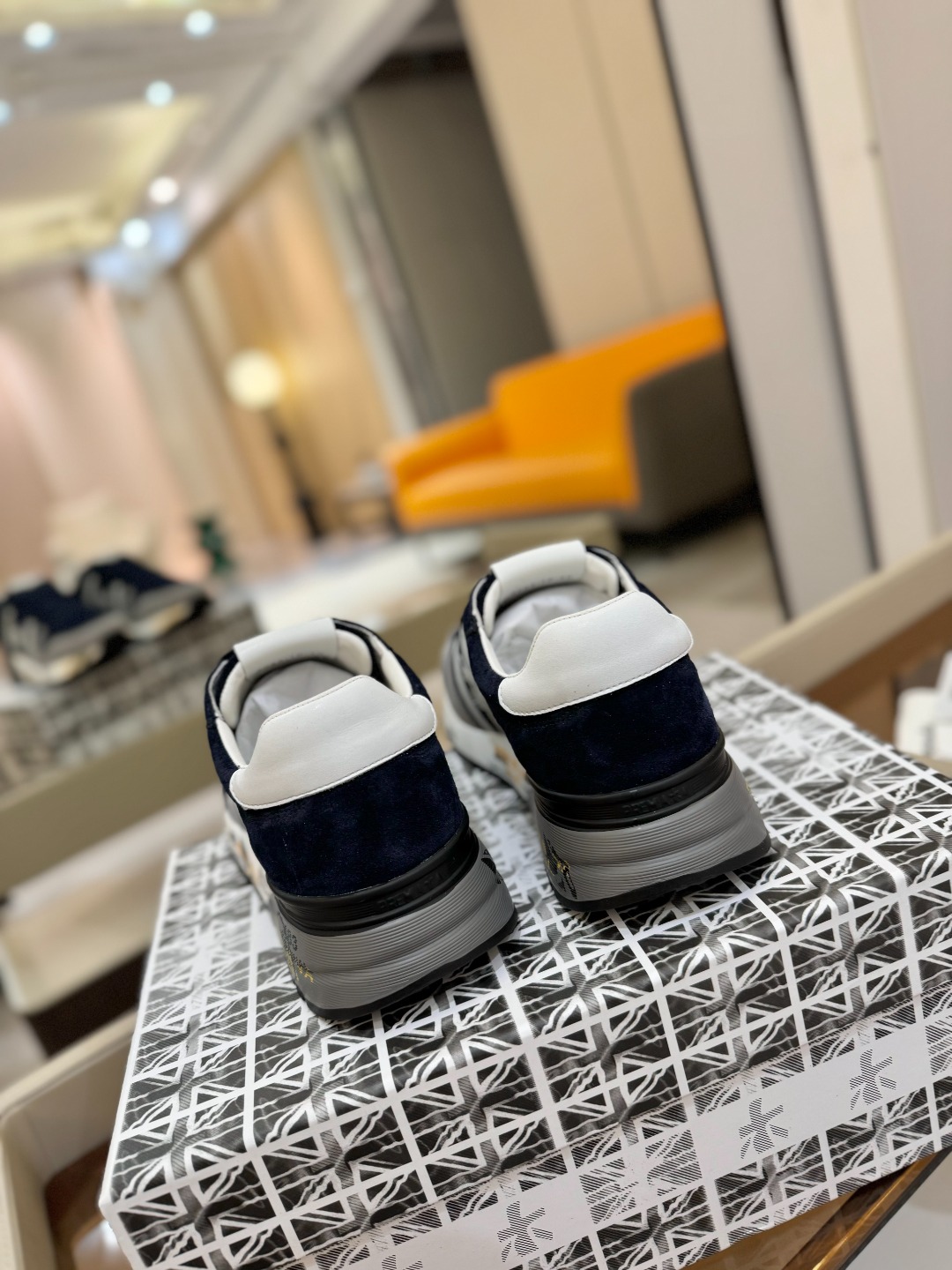 普瑞米亚达 Premiata Lander Trainers 兰诺系列米字低帮复古百搭 休闲训练运动鞋p