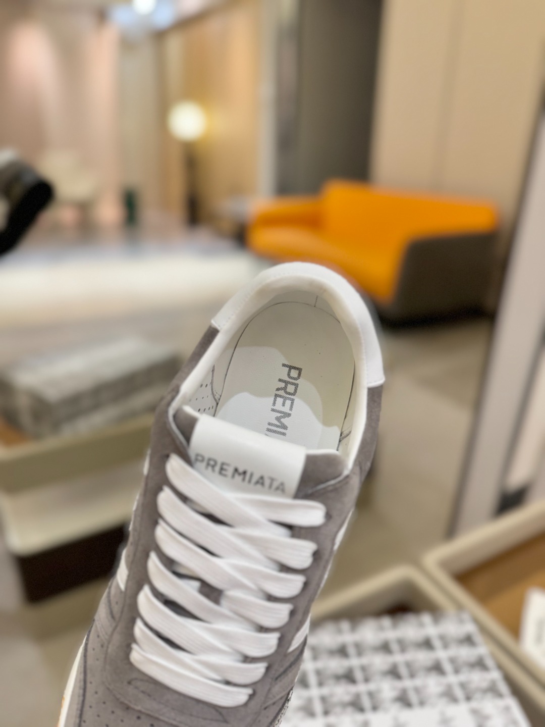 普瑞米亚达 Premiata Lander Trainers 兰诺系列米字低帮复古百搭 休闲训练运动鞋p