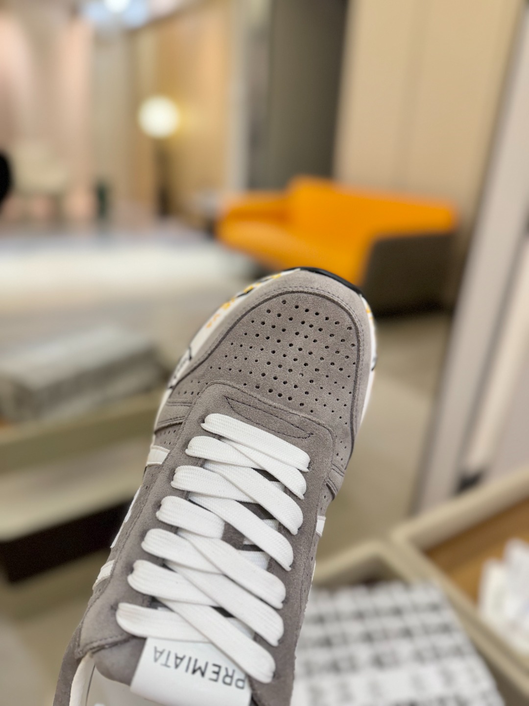 普瑞米亚达 Premiata Lander Trainers 兰诺系列米字低帮复古百搭 休闲训练运动鞋p