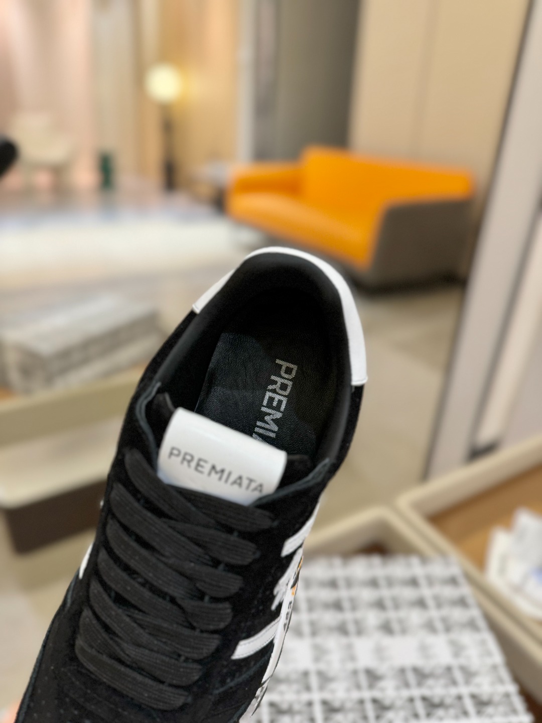 普瑞米亚达 Premiata Lander Trainers 兰诺系列米字低帮复古百搭 休闲训练运动鞋p