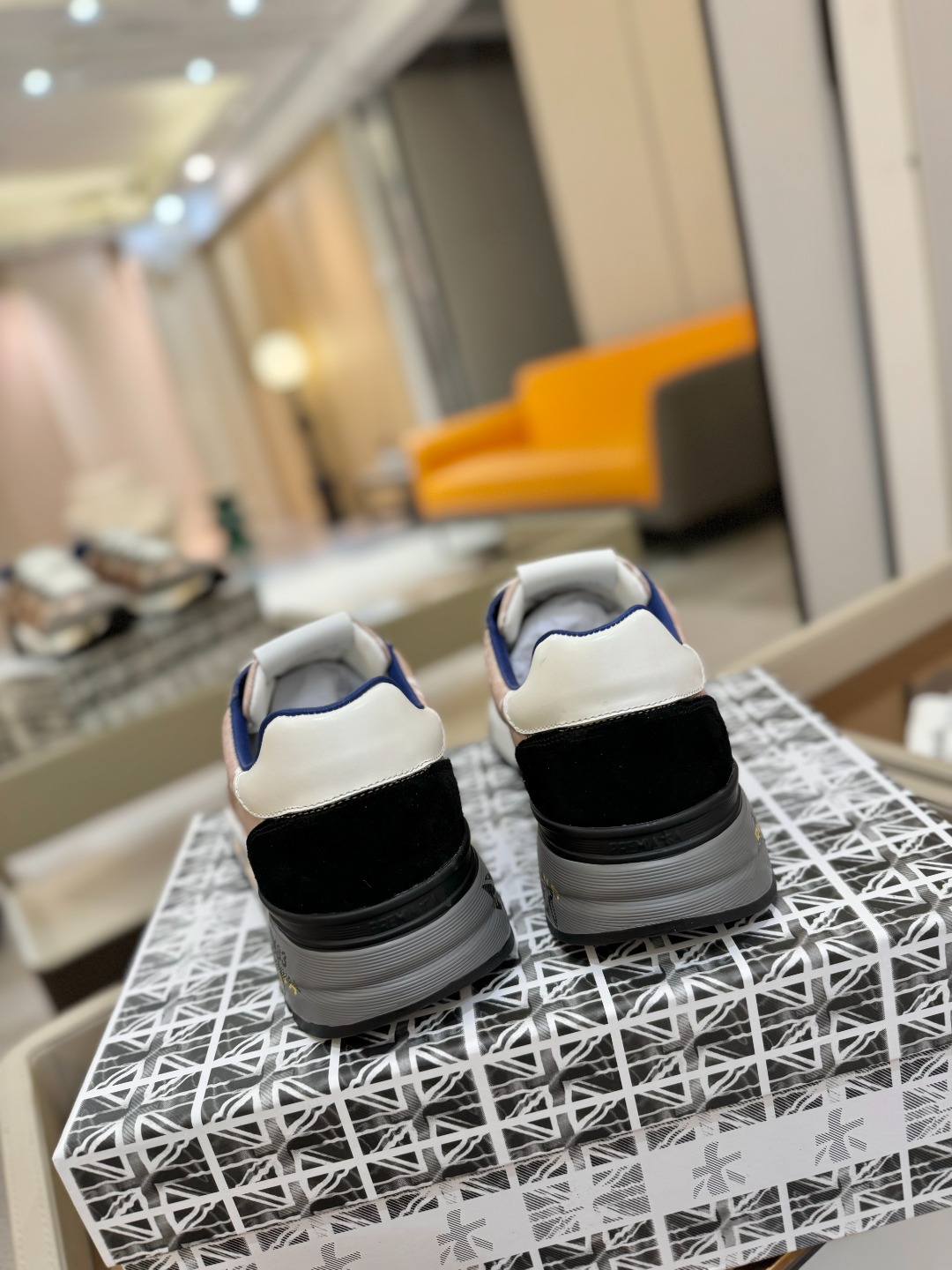 普瑞米亚达 Premiata Lander Trainers 兰诺系列米字低帮复古百搭 休闲训练运动鞋p