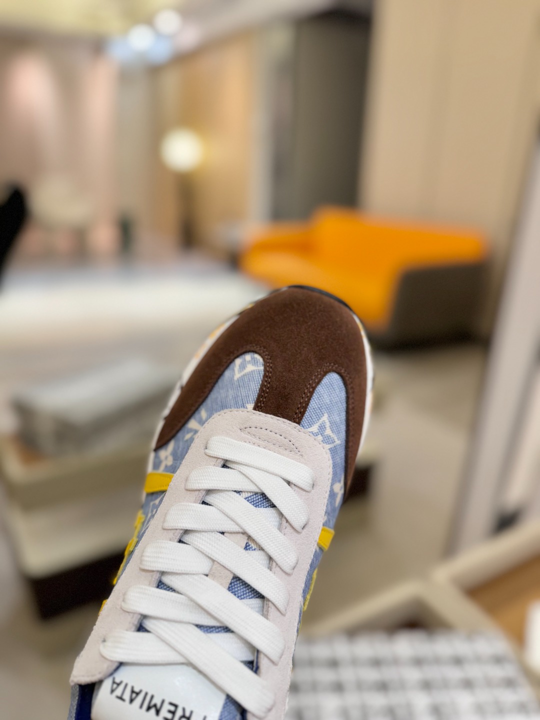 普瑞米亚达 Premiata Lander Trainers 兰诺系列米字低帮复古百搭 休闲训练运动鞋p