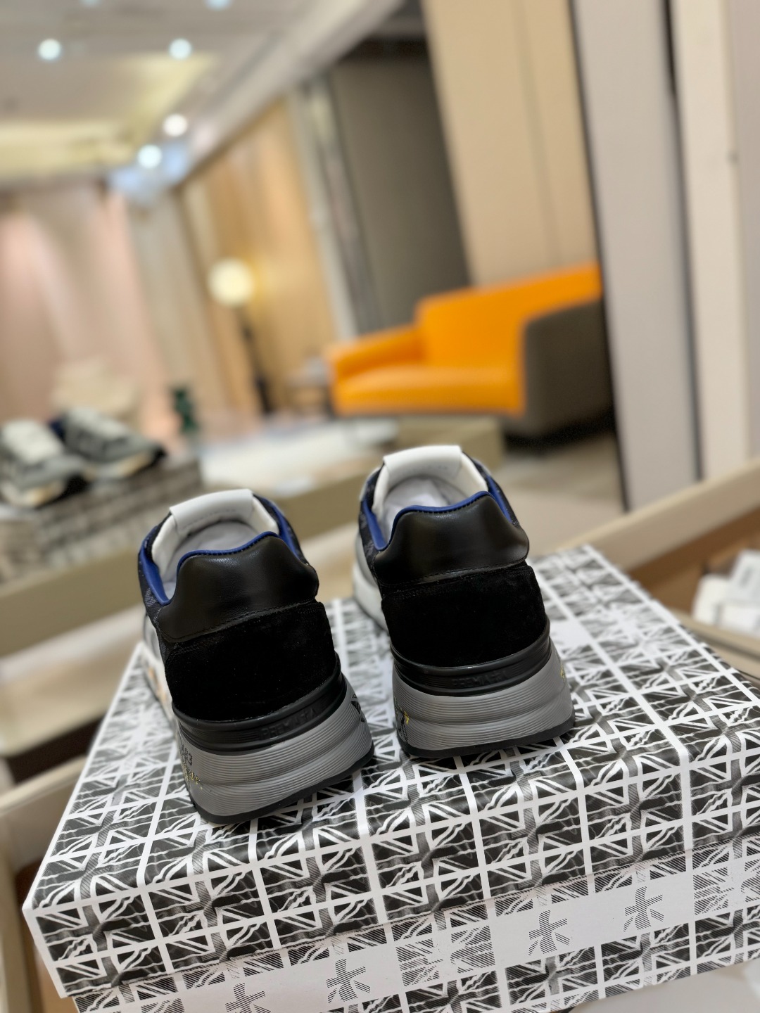 普瑞米亚达 Premiata Lander Trainers 兰诺系列米字低帮复古百搭 休闲训练运动鞋p