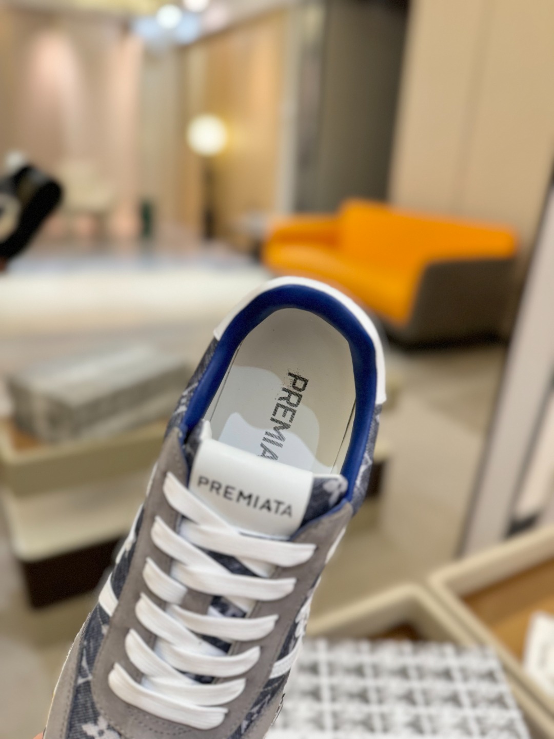 普瑞米亚达 Premiata Lander Trainers 兰诺系列米字低帮复古百搭 休闲训练运动鞋p