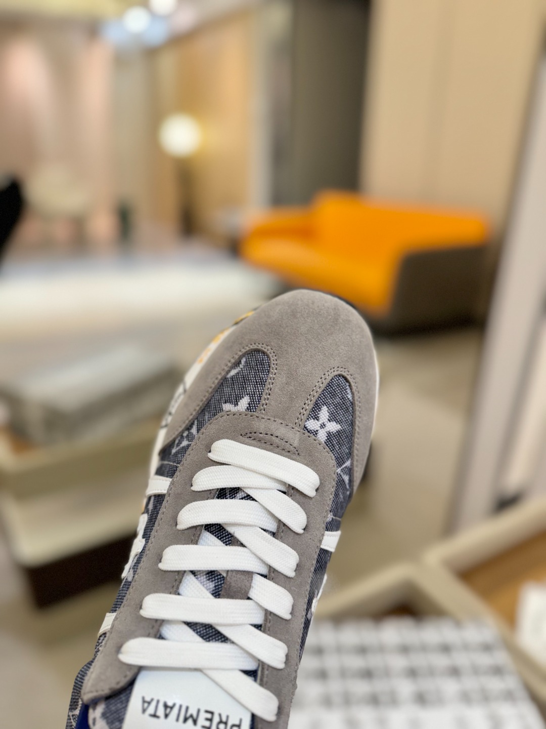 普瑞米亚达 Premiata Lander Trainers 兰诺系列米字低帮复古百搭 休闲训练运动鞋p