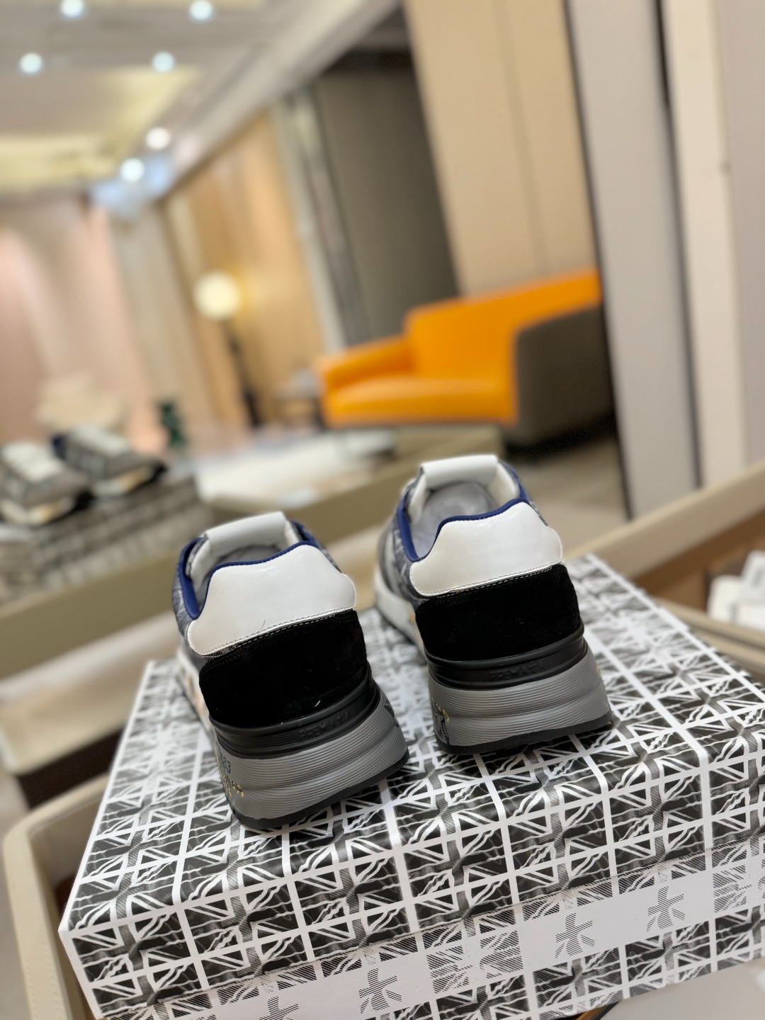 普瑞米亚达 Premiata Lander Trainers 兰诺系列米字低帮复古百搭 休闲训练运动鞋p