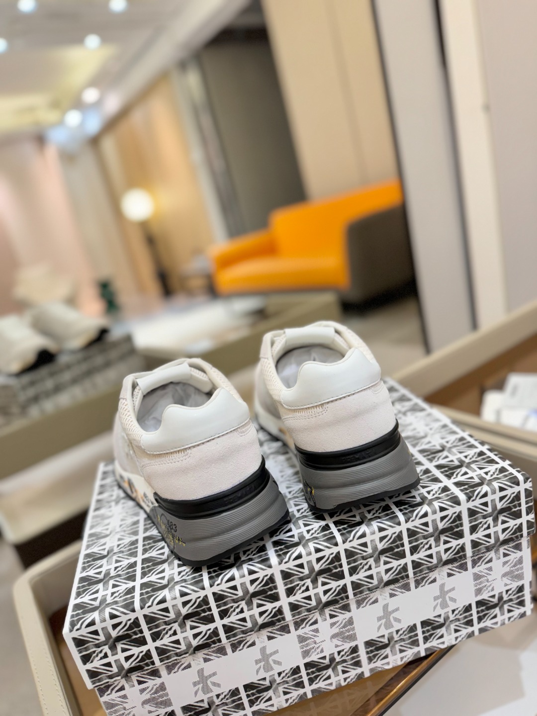 普瑞米亚达 Premiata Lander Trainers 兰诺系列米字低帮复古百搭 休闲训练运动鞋p