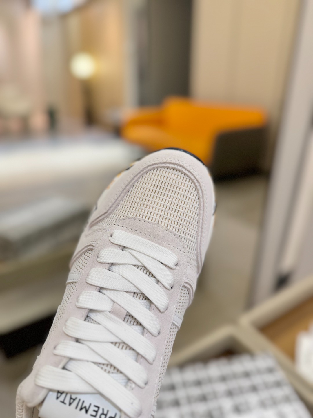 普瑞米亚达 Premiata Lander Trainers 兰诺系列米字低帮复古百搭 休闲训练运动鞋p