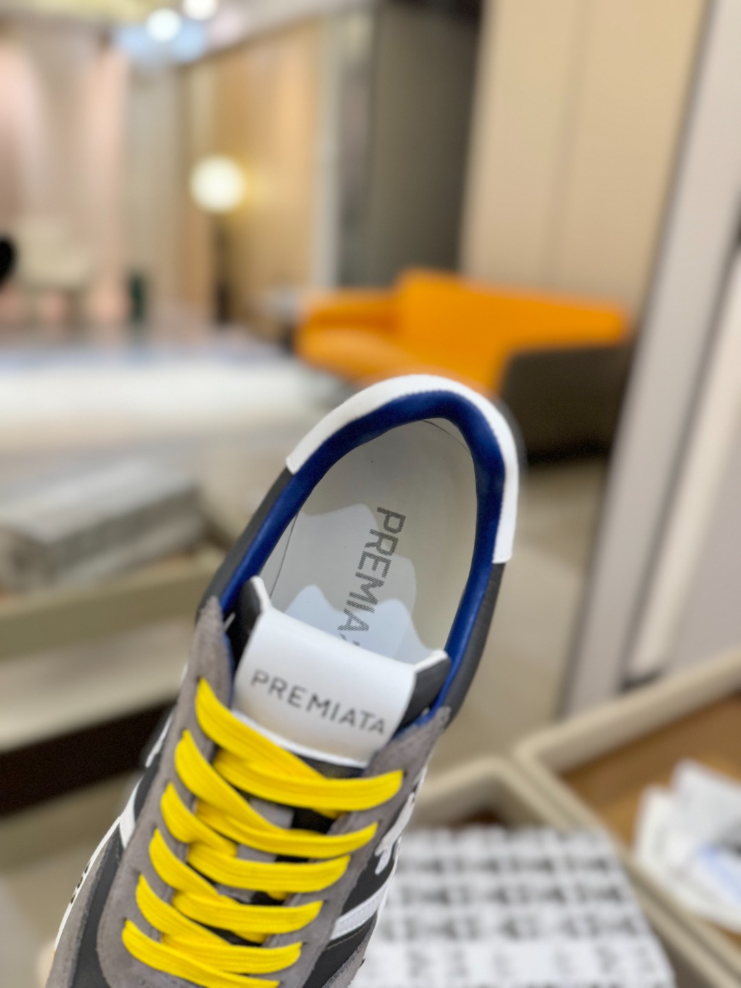 普瑞米亚达 Premiata Lander Trainers 兰诺系列米字低帮复古百搭 休闲训练运动鞋p