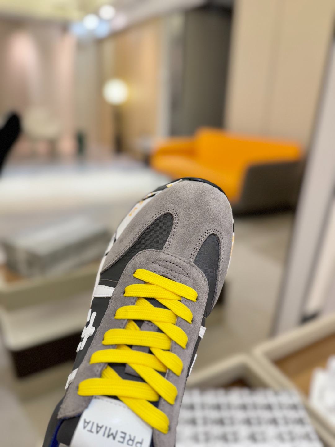 普瑞米亚达 Premiata Lander Trainers 兰诺系列米字低帮复古百搭 休闲训练运动鞋p