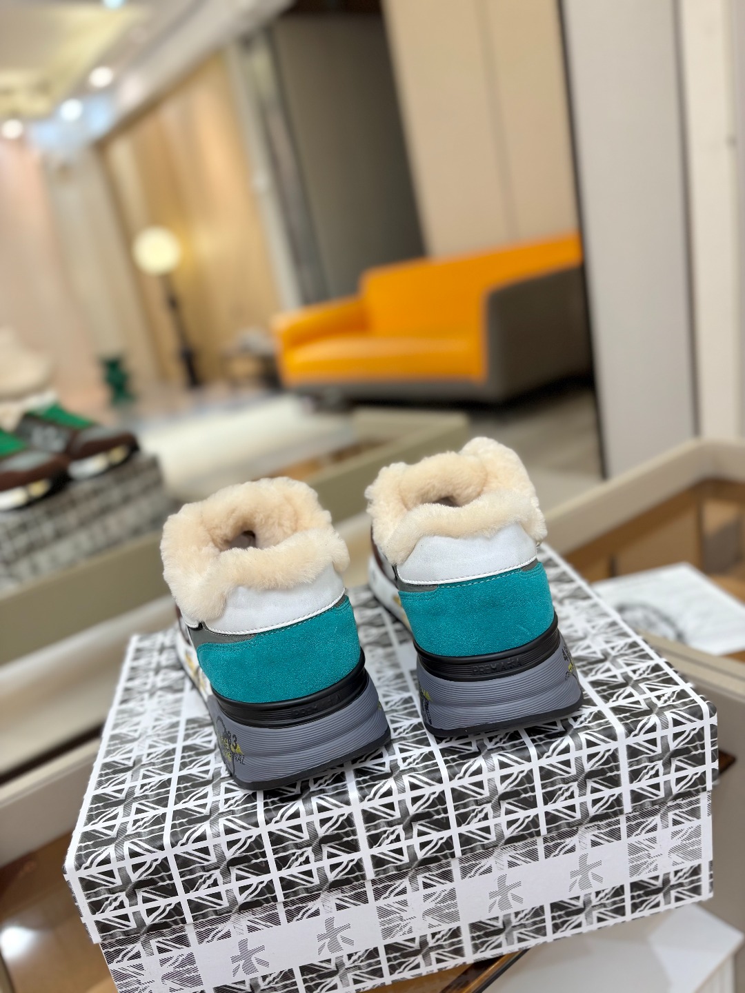 普瑞米亚达 Premiata Lander Trainers 兰诺系列米字低帮复古百搭 休闲训练运动鞋p