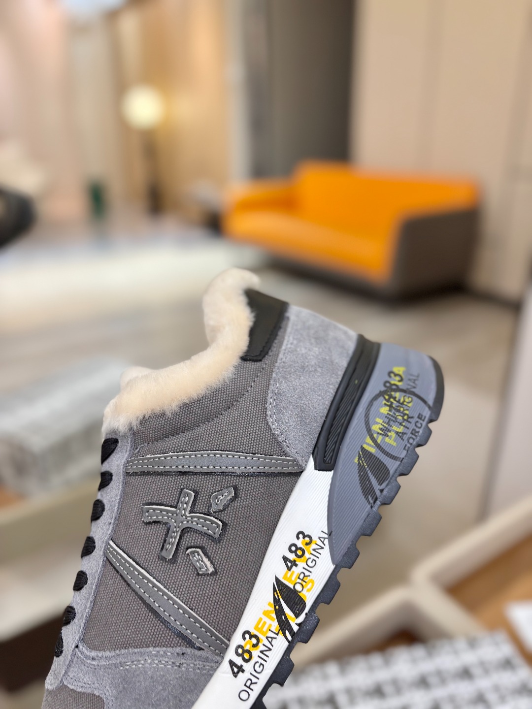 普瑞米亚达 Premiata Lander Trainers 兰诺系列米字低帮复古百搭 休闲训练运动鞋p