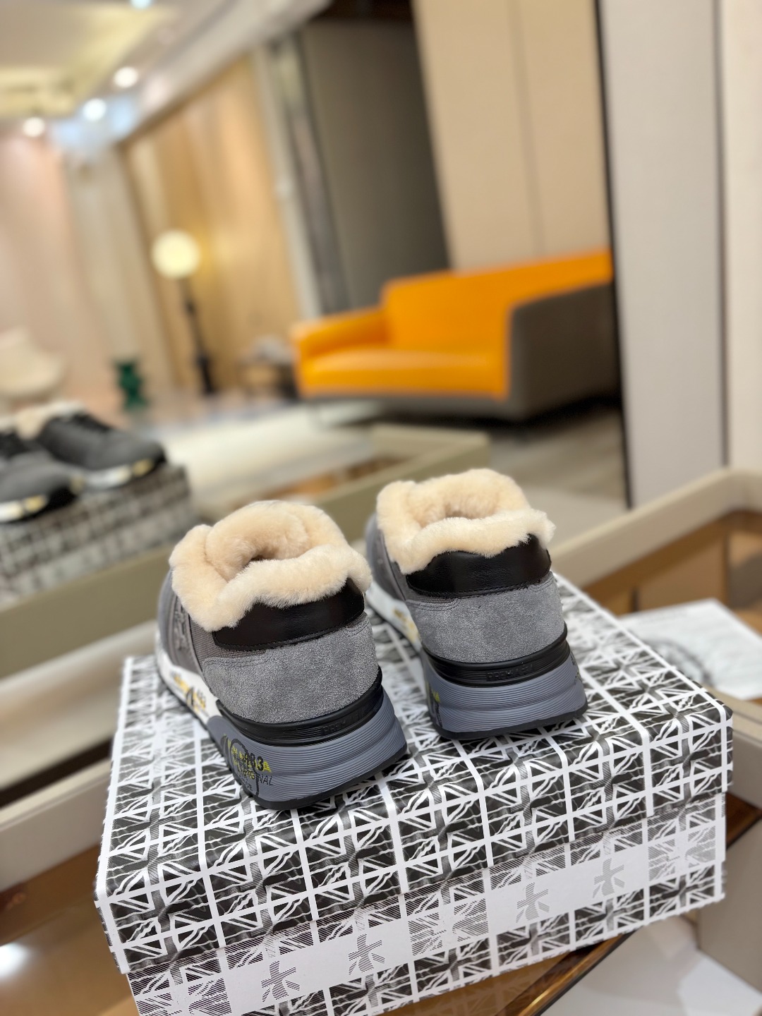 普瑞米亚达 Premiata Lander Trainers 兰诺系列米字低帮复古百搭 休闲训练运动鞋p