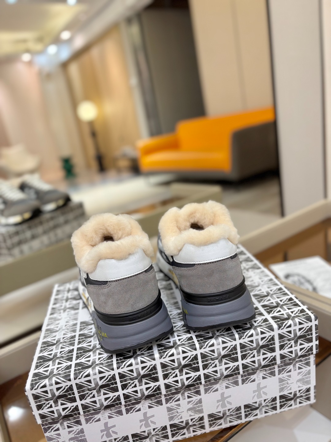 普瑞米亚达 Premiata Lander Trainers 兰诺系列米字低帮复古百搭 休闲训练运动鞋p