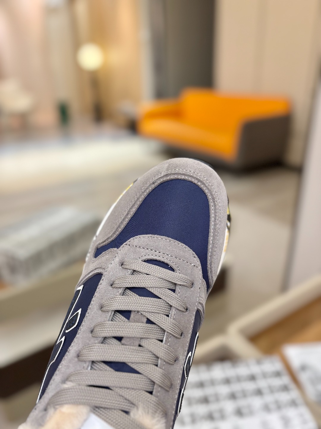 普瑞米亚达 Premiata Lander Trainers 兰诺系列米字低帮复古百搭 休闲训练运动鞋p