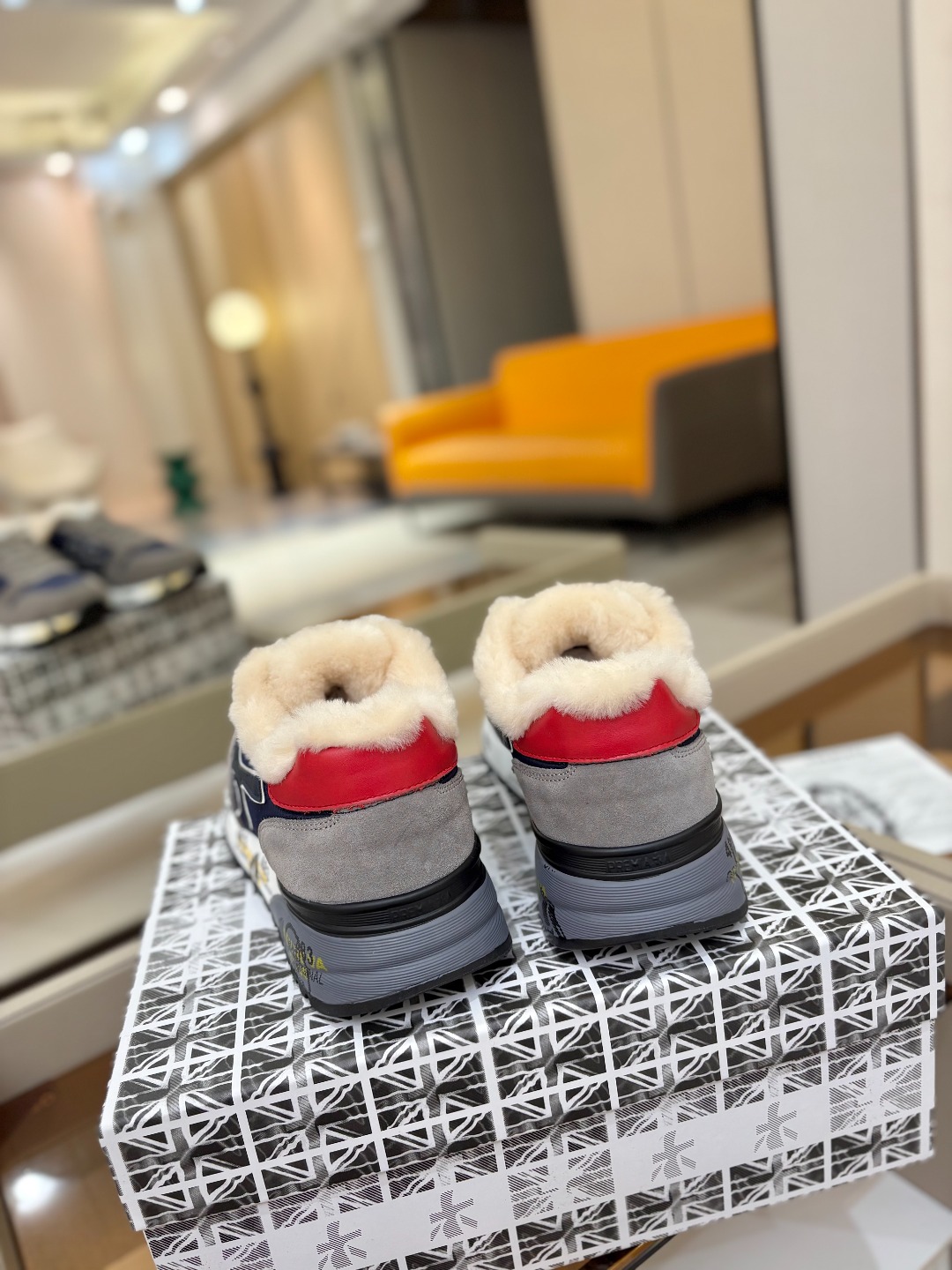 普瑞米亚达 Premiata Lander Trainers 兰诺系列米字低帮复古百搭 休闲训练运动鞋p