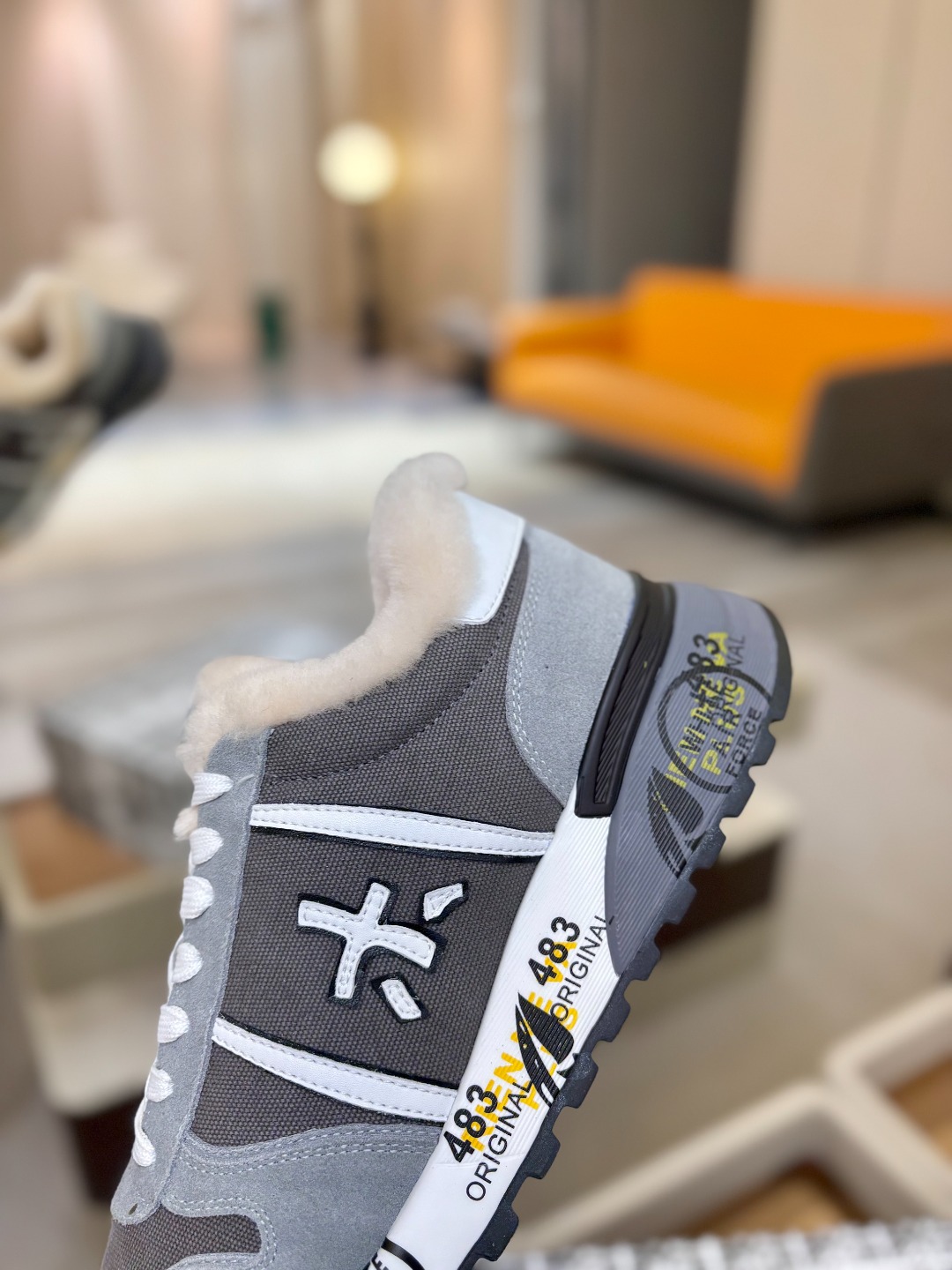 普瑞米亚达 Premiata Lander Trainers 兰诺系列米字低帮复古百搭 休闲训练运动鞋p