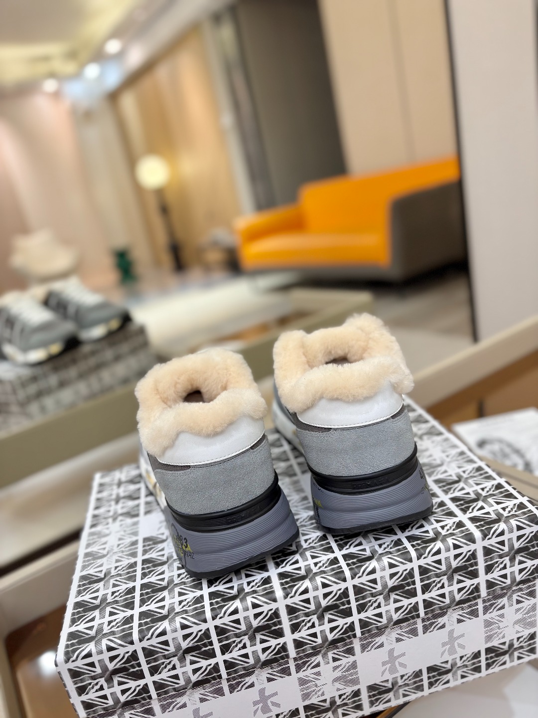 普瑞米亚达 Premiata Lander Trainers 兰诺系列米字低帮复古百搭 休闲训练运动鞋p