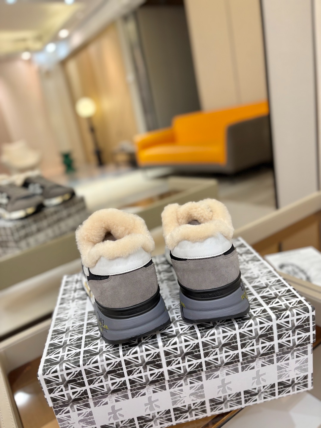 普瑞米亚达 Premiata Lander Trainers 兰诺系列米字低帮复古百搭 休闲训练运动鞋p