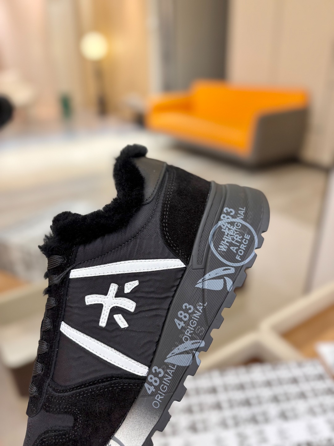 普瑞米亚达 Premiata Lander Trainers 兰诺系列米字低帮复古百搭 休闲训练运动鞋p