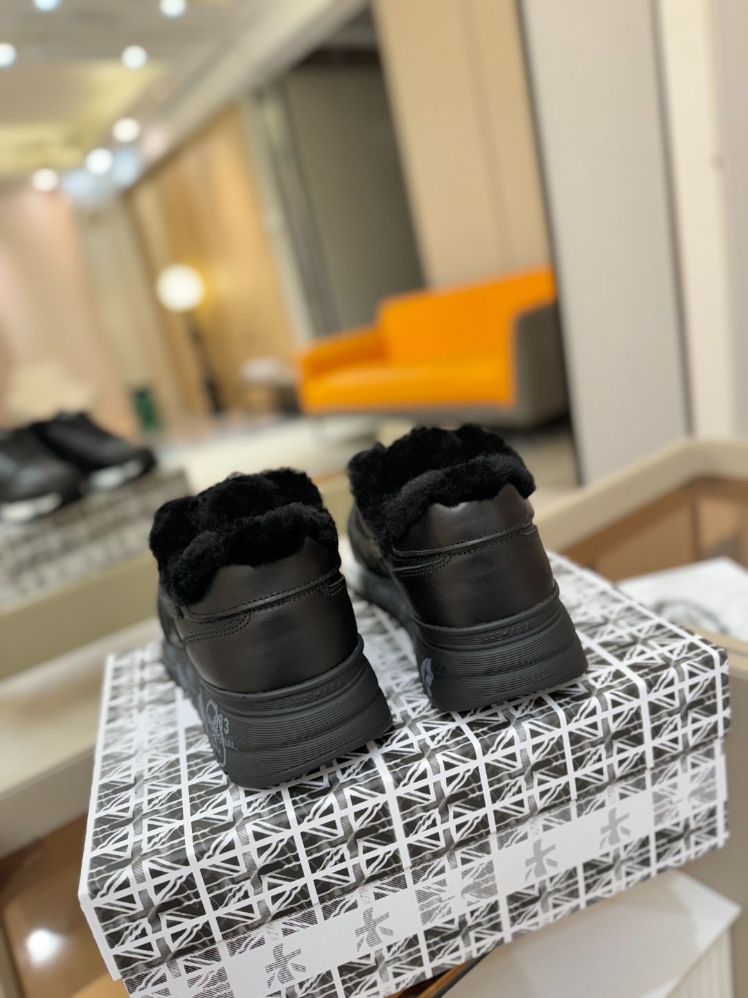 毛里 普瑞米亚达 Premiata Lander Trainers 兰诺系列米字低帮复古百搭 休闲训练运