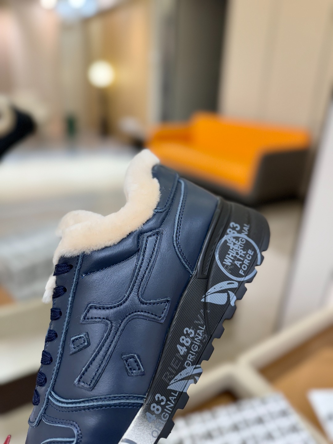 毛里 普瑞米亚达 Premiata Lander Trainers 兰诺系列米字低帮复古百搭 休闲训练运