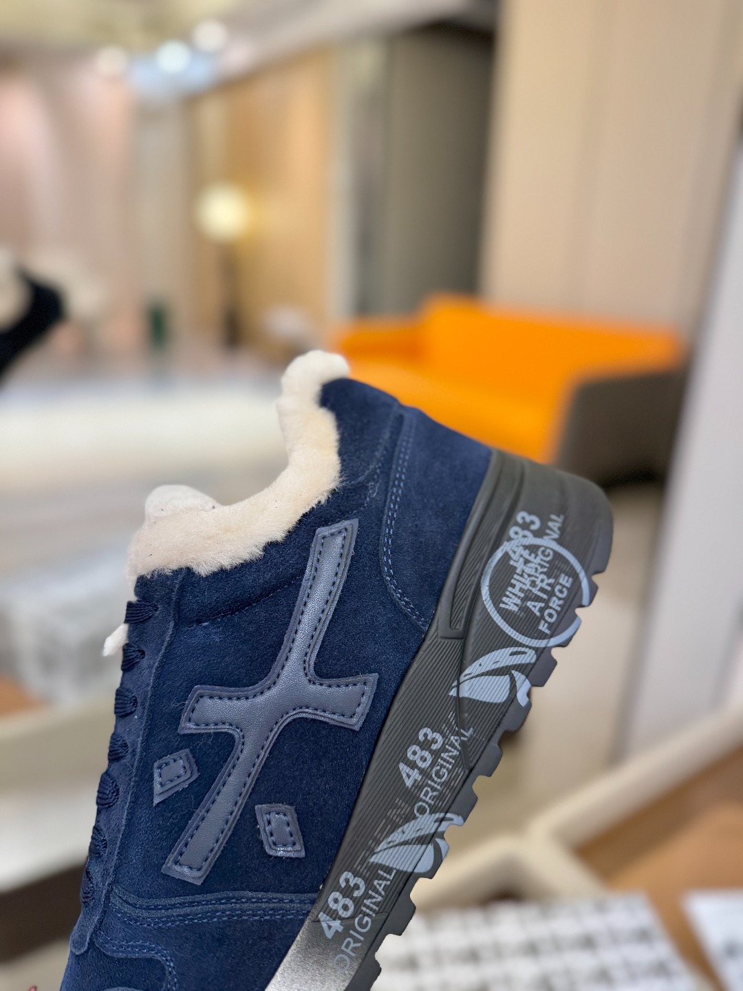 毛里 普瑞米亚达 Premiata Lander Trainers 兰诺系列米字低帮复古百搭 休闲训练运