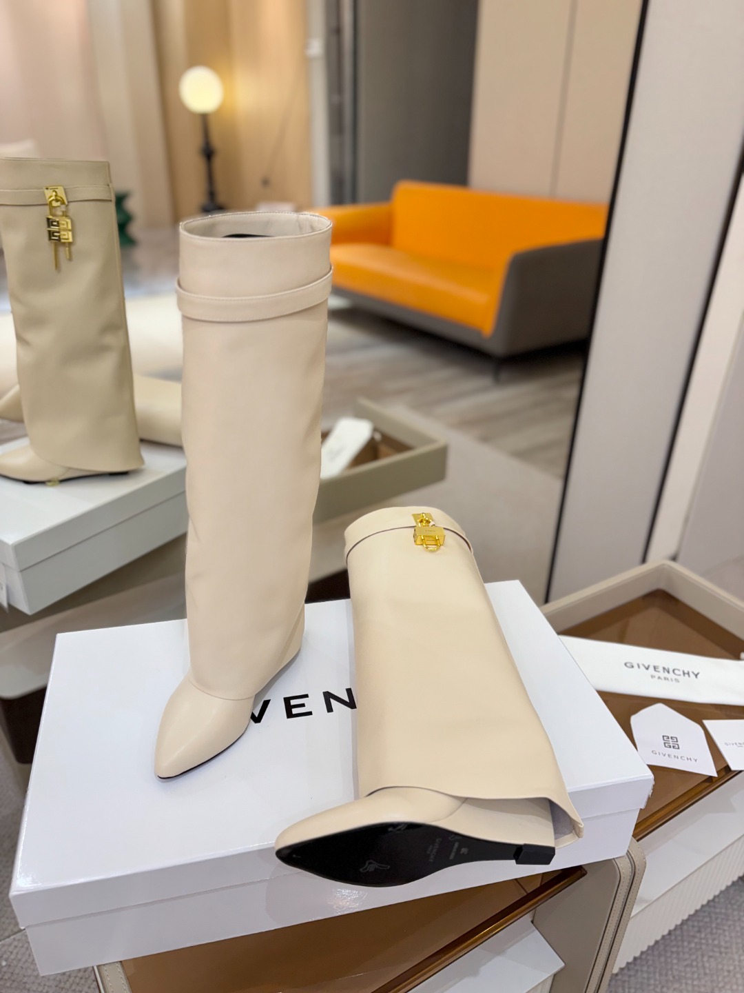 Givenchy Shark Lock Pant High Boots