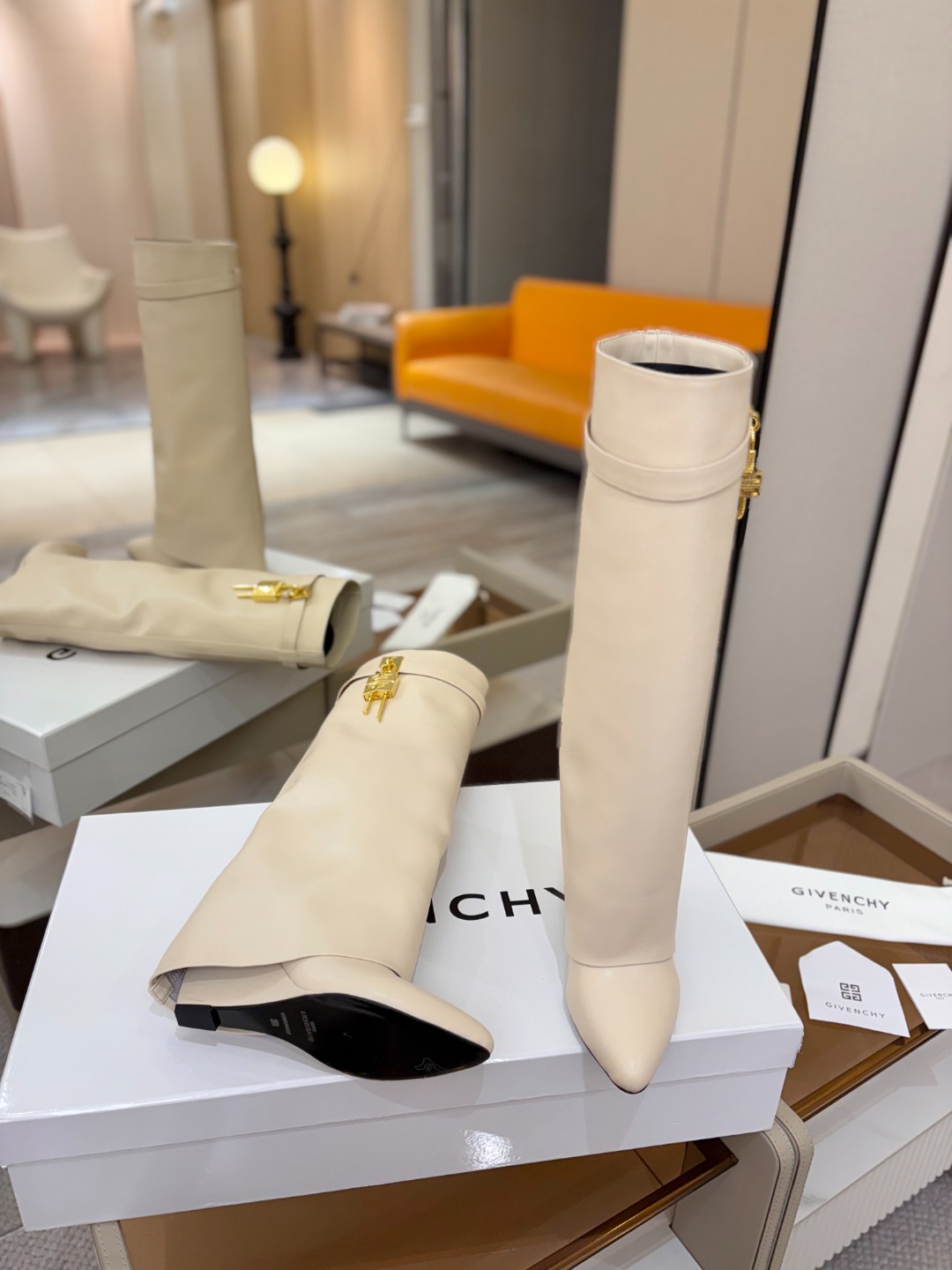 Givenchy Shark Lock Pant High Boots