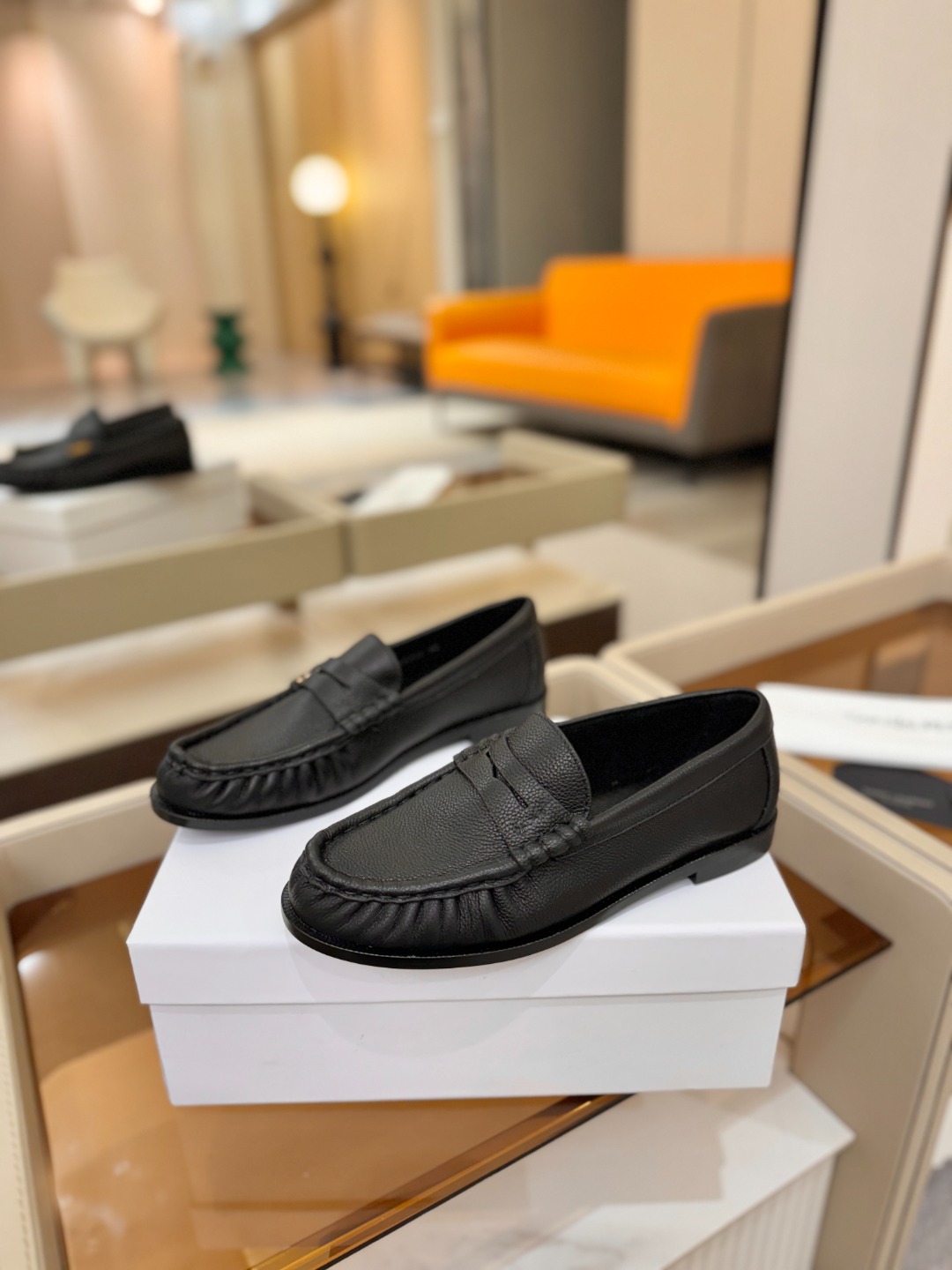 （情侣款） SAINT LAURENT圣罗兰新款褶皱乐福鞋系列🤝🤝YSL女孩的松弛感真的被狠狠拿捏 简直