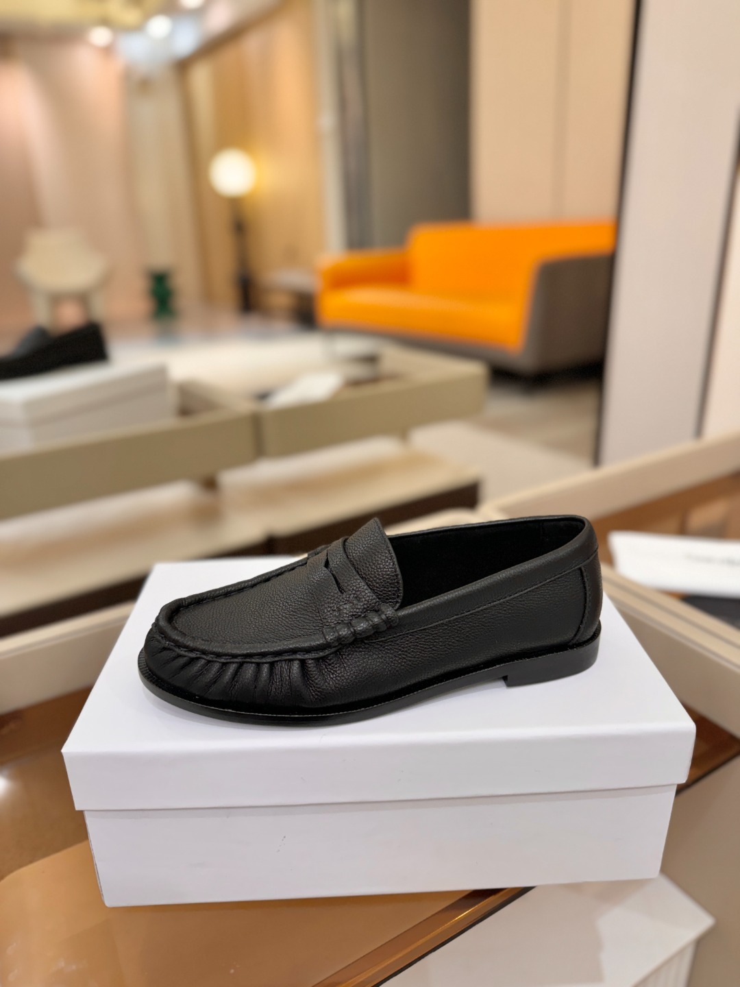 （情侣款） SAINT LAURENT圣罗兰新款褶皱乐福鞋系列🤝🤝YSL女孩的松弛感真的被狠狠拿捏 简直