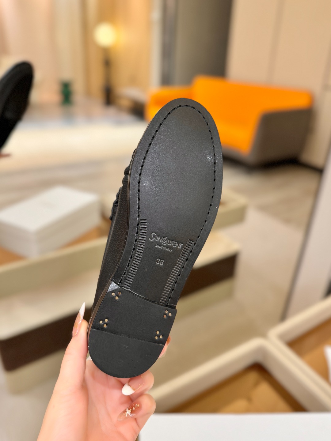 （情侣款） SAINT LAURENT圣罗兰新款褶皱乐福鞋系列🤝🤝YSL女孩的松弛感真的被狠狠拿捏 简直