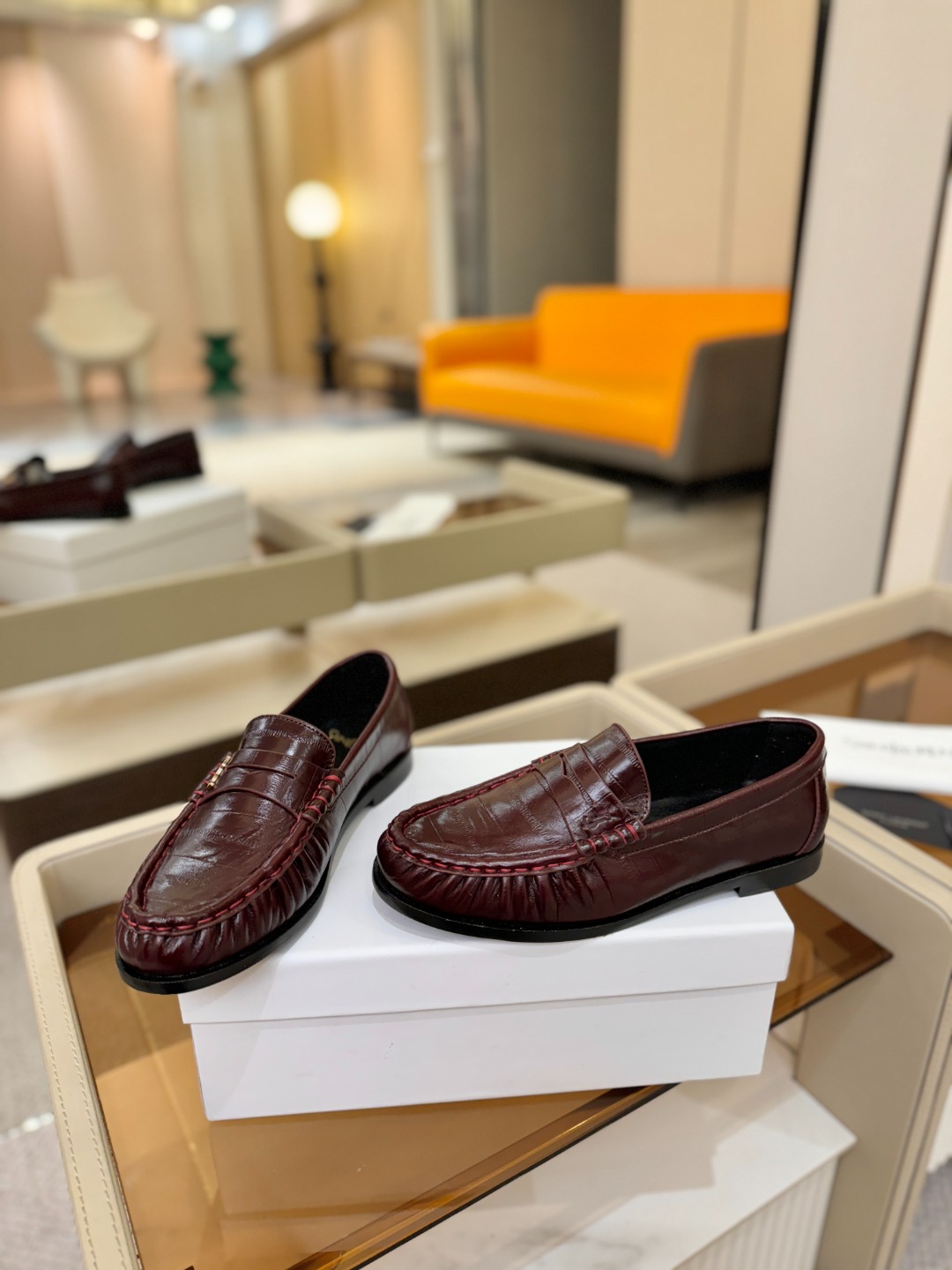 （情侣款） SAINT LAURENT圣罗兰新款褶皱乐福鞋系列🤝🤝YSL女孩的松弛感真的被狠狠拿捏 简直