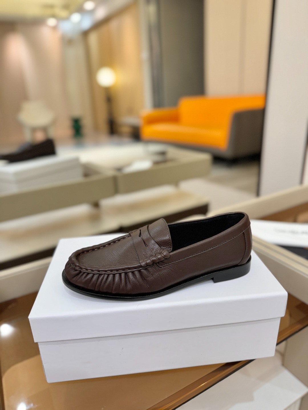 （情侣款） SAINT LAURENT圣罗兰新款褶皱乐福鞋系列🤝🤝YSL女孩的松弛感真的被狠狠拿捏 简直