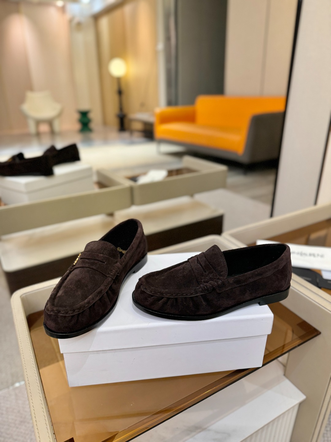 （情侣款） SAINT LAURENT圣罗兰新款褶皱乐福鞋系列🤝🤝YSL女孩的松弛感真的被狠狠拿捏 简直