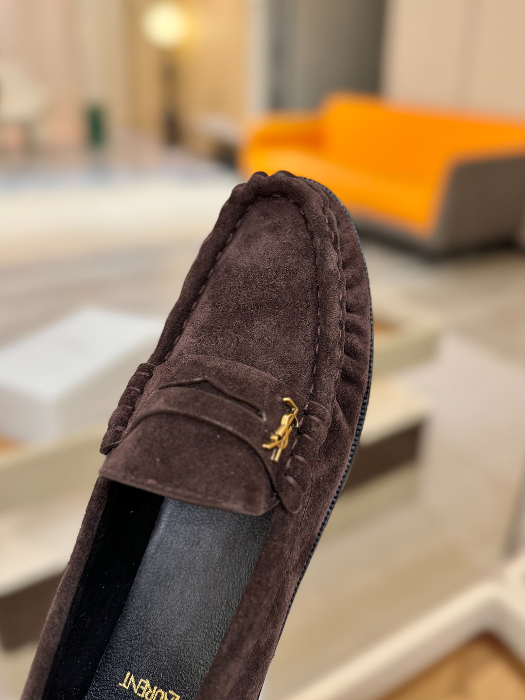 （情侣款） SAINT LAURENT圣罗兰新款褶皱乐福鞋系列🤝🤝YSL女孩的松弛感真的被狠狠拿捏 简直