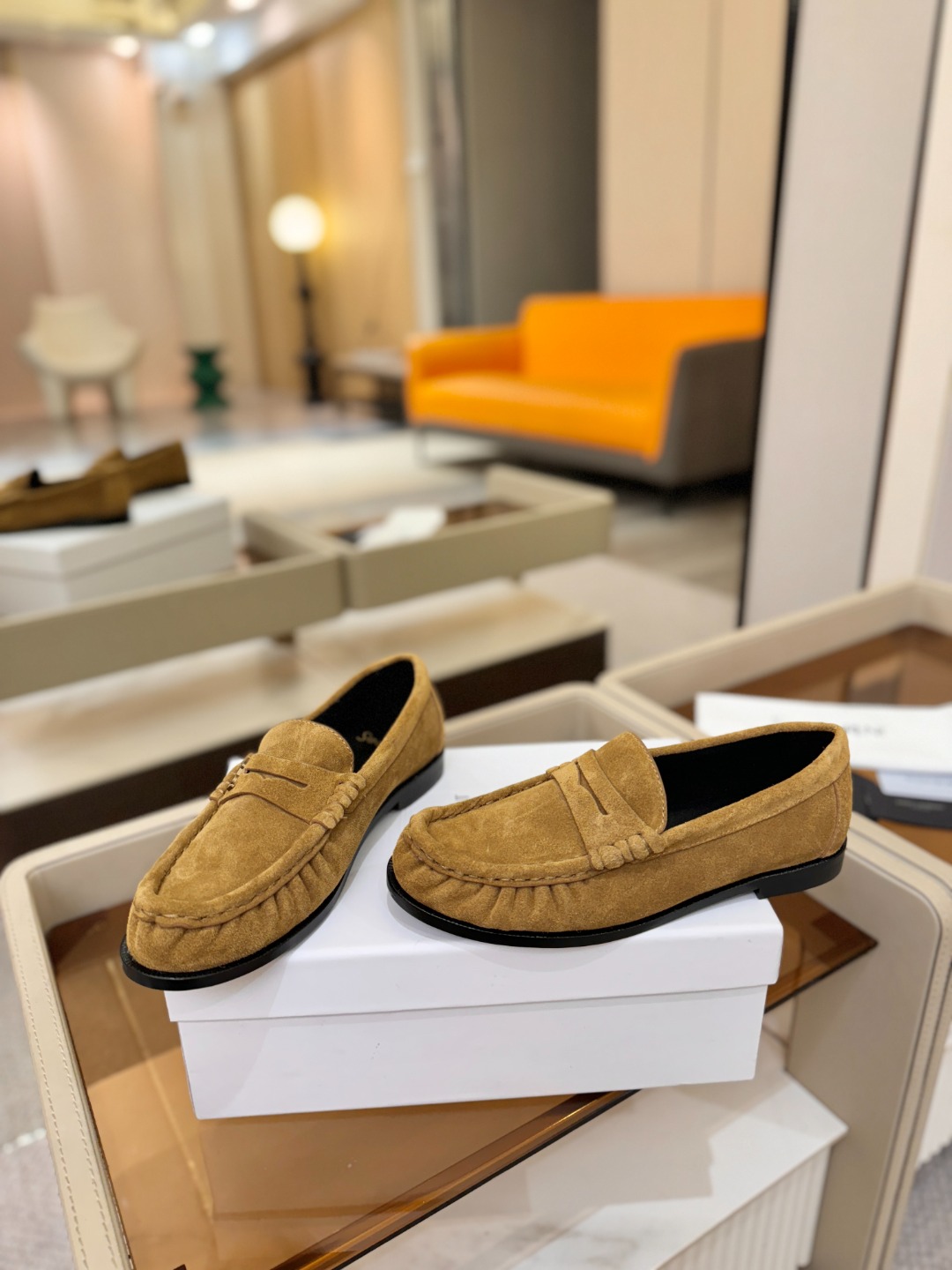 （情侣款） SAINT LAURENT圣罗兰新款褶皱乐福鞋系列🤝🤝YSL女孩的松弛感真的被狠狠拿捏 简直