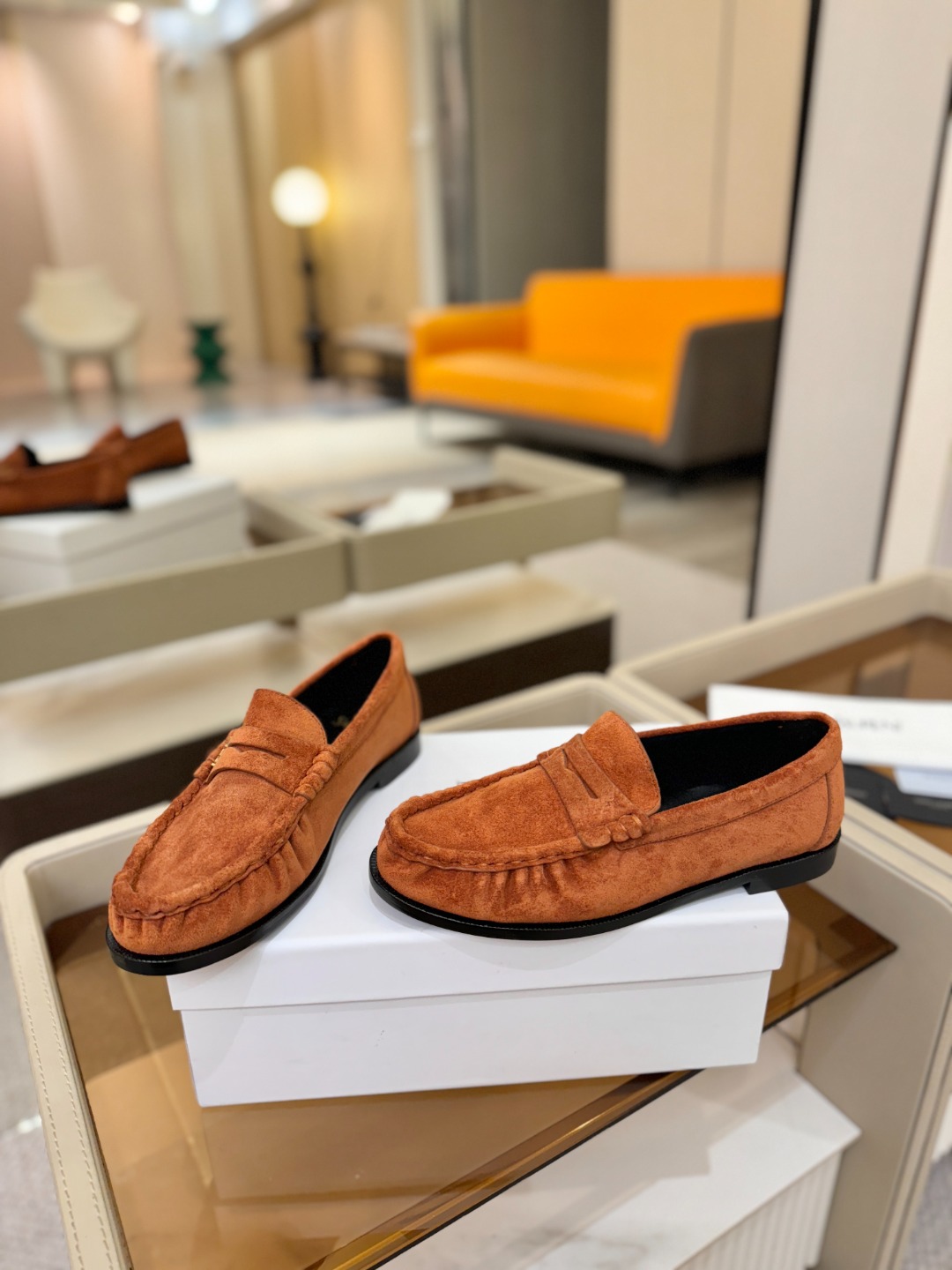 （情侣款） SAINT LAURENT圣罗兰新款褶皱乐福鞋系列🤝🤝YSL女孩的松弛感真的被狠狠拿捏 简直