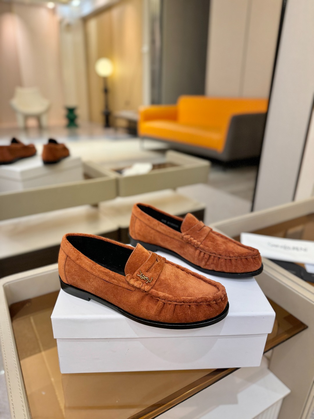 （情侣款） SAINT LAURENT圣罗兰新款褶皱乐福鞋系列🤝🤝YSL女孩的松弛感真的被狠狠拿捏 简直