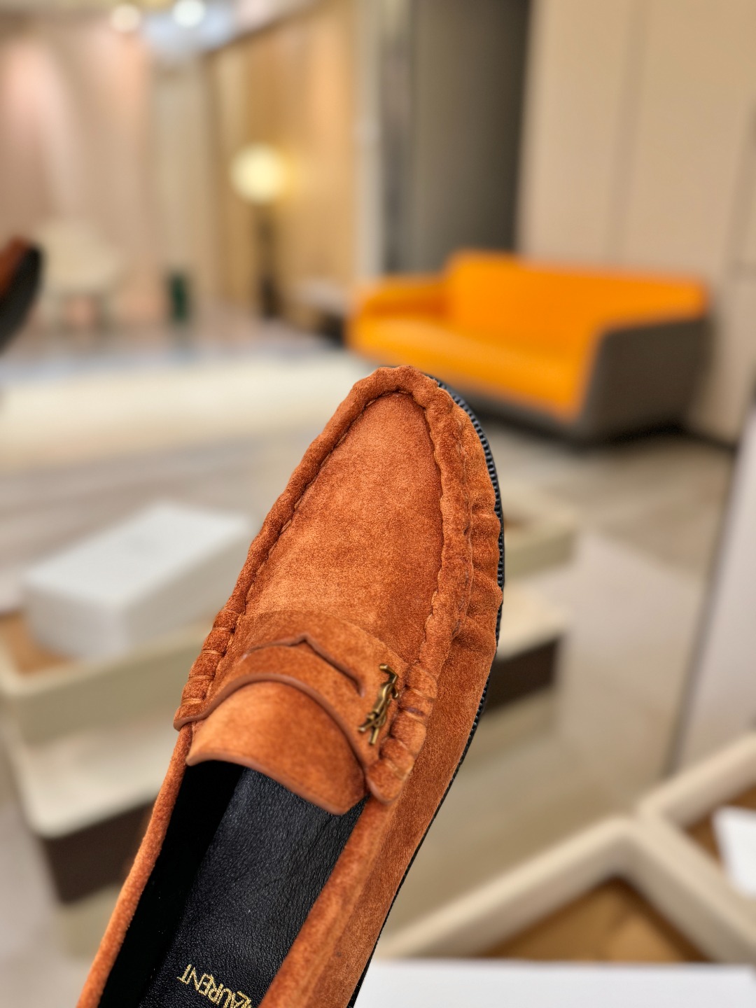 （情侣款） SAINT LAURENT圣罗兰新款褶皱乐福鞋系列🤝🤝YSL女孩的松弛感真的被狠狠拿捏 简直