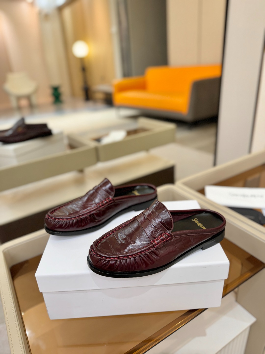 （情侣款） SAINT LAURENT圣罗兰新款褶皱乐福鞋系列🤝🤝YSL女孩的松弛感真的被狠狠拿捏 简直