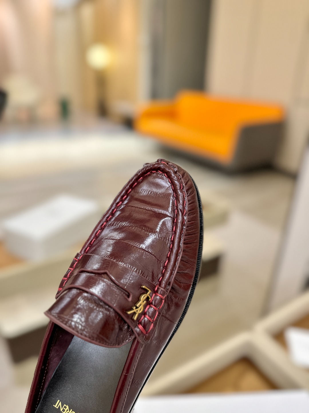 （情侣款） SAINT LAURENT圣罗兰新款褶皱乐福鞋系列🤝🤝YSL女孩的松弛感真的被狠狠拿捏 简直